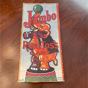 Vintage 1940’s Jumbo Ring Toss Game